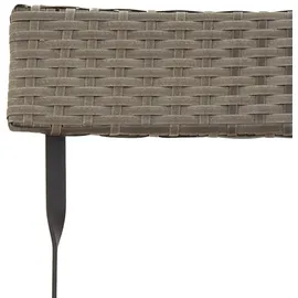 vidaXL Gartenstuhl Bistrostühle 44,7 x 95,7 x 79 cm grau 8 St.