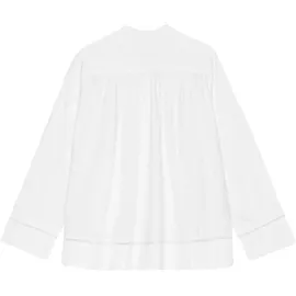 MOSHI MOSHI MIND Blusentop MOSHI MOSHI MIND "moshi moshi mind Shirt july", Damen, Gr. M, weiß, Obermaterial: 100% Baumwolle, Blusen Blusentop