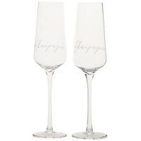 Rivièra Maison Glas Champagnerglas - 2er-Set - transparent - 2er-Set à 294 ml