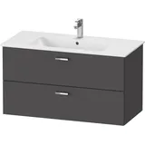 Duravit Waschtischunterbau 2 Schubkästen 100 x 0 x 0 cm Grau Matt