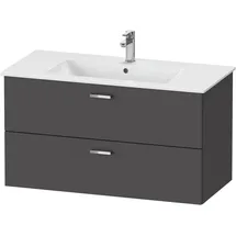 Duravit Waschtischunterbau 2 Schubkästen 100 x 0 x 0 cm Grau Matt
