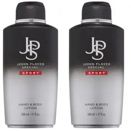 John Player Special Sport Hand & Body Lotion 2 x 500 ml