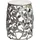 FineBuy FineBuy, Beistelltisch in Silber Marmor Wohnzimmertisch Alu Sofatisch Couchtisch Rund Metall (40 x 40 x 46 cm)