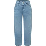 MAC Bobbie Jeans Barrel in Mittelblau-D42