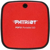 Patriot PDP31 1 TB rot / Externe SSD / R: 1000 MB/s / W: 1000 MB/s / USB-C 3.2 Gen 2 (1 TB), Externe SSD, Rot
