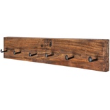 Riess-Ambiente Wandgarderobe HEMINGWAY XL 90cm natur recyceltes Massivholz massiv