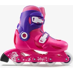 Inline Skates Inliner Play 3 Kinder rosa/violett magentapink|dunkelviolett|- 32/34