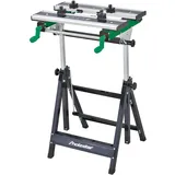 Holzstar Arbeitstisch Aluminium 100 cm Silber