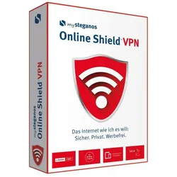 Steganos Online Shield VPN | 5 Geräte / 1 Jahr | Download + Produktschlüssel