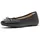 FitFlop DELICATO Bow Soft Leather Ballet Flats Black