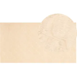 Kunstfellteppich Kaninchen beige 80 x 150 cm Shaggy GHARO