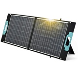 EnjoySolar Solarmodul 100W Faltbares Solarpanel Solartasche, Outdoor Solarpanel mit 3 USB-Anschlüssen zum Laden für Handys und Tablets, ideal für Wohnmobil, Boot, Camping und Notfallsituationen