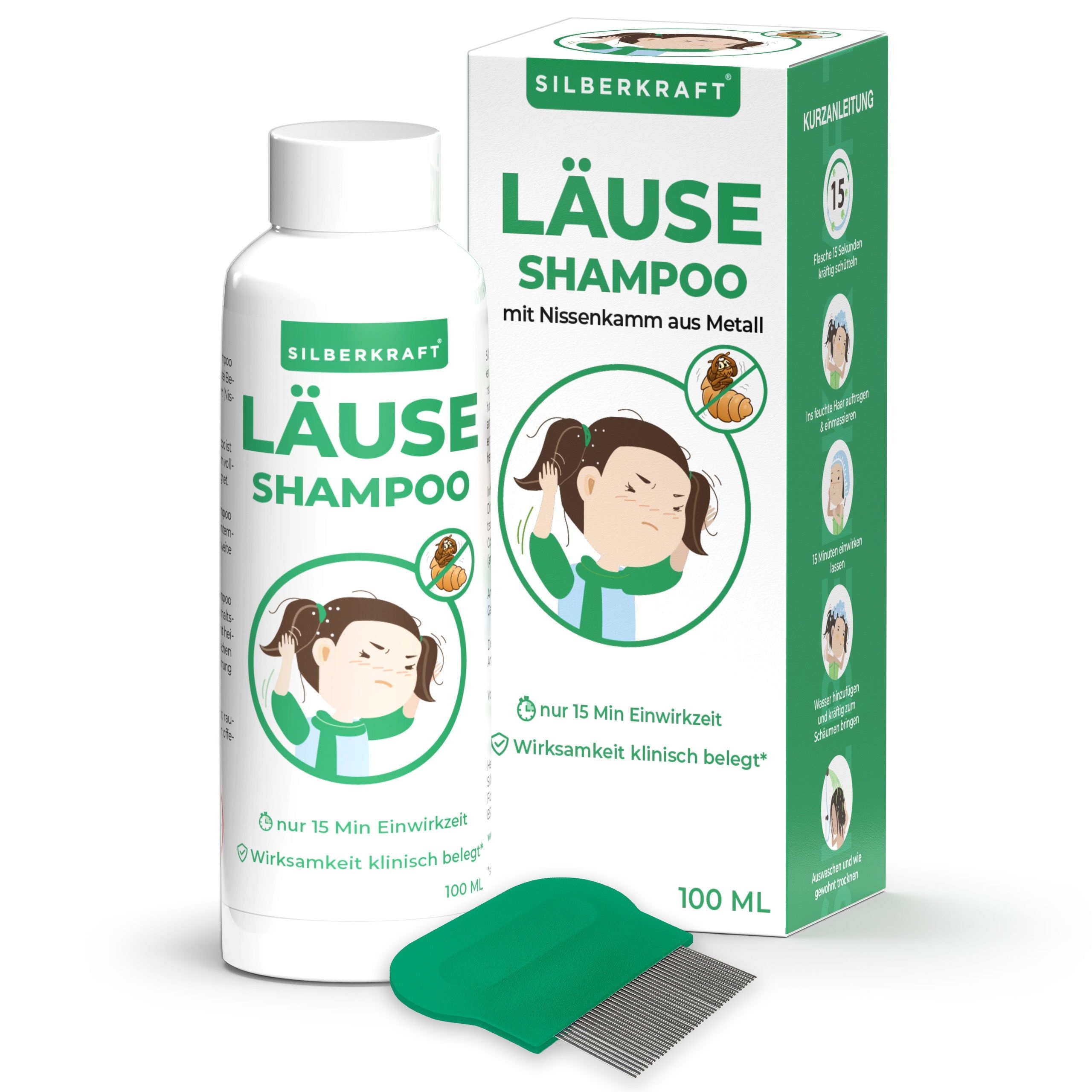 Silberkraft Läuseshampoo Shampoo 100 ml