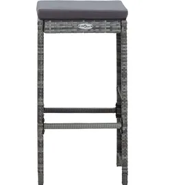 vidaXL Gartenbar Set 7-tlg. grau