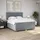 vidaXL Boxspringbett 180 x 200 cm Hellgrau