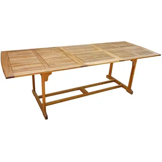 Dehner Macao Ausziehtisch 180 x 90 x 72 cm Braun