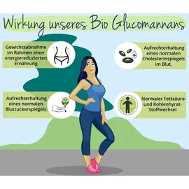 Vegavero Glucomannan Bio Kapseln mit Chrom und Zink 90 St.