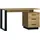 Furniture24 Schreibtisch Lamelo LA8 mit 3 Schubladen Wotan Eiche