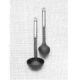 Kochlöffel JUSTINUS TWINLINE (BHT 6.50x31.70x4.30 cm) - silber - BHT 6.50x31.70x4.30 cm