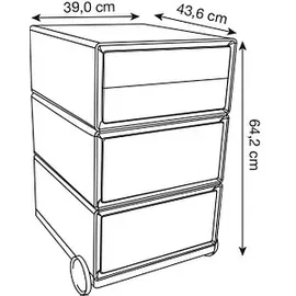 Paperflow EasyBox Variante B grün/weiß