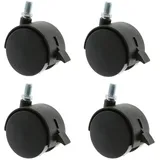 MS Beschläge Möbelrolle Ø50mm 4er Pack
