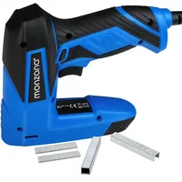 monzana 2in1 Elektrotacker mit Softgrip inkl. 400 Klammern & 100 Nägeln