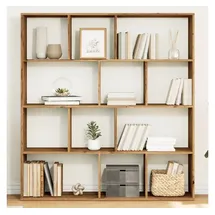 vidaXL Bücherregal Artisan-Eiche 132 x 29 x 141,5 cm Braun