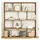 vidaXL Bücherregal Artisan-Eiche 132 x 29 x 141,5 cm Braun