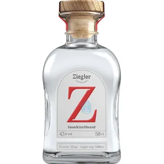 Brennerei Ziegler Sauerkirsch Brand 43% vol 0,5 l