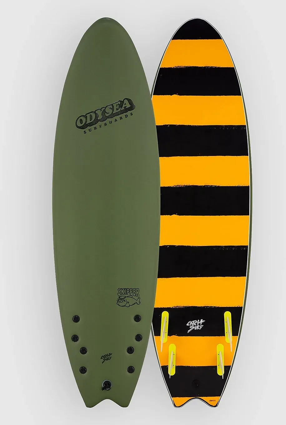 Catch Surf Odysea Skipper Quad 6'6 Surfboard military green Gr. 6'6