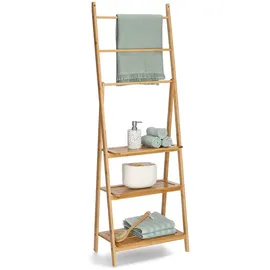 Zeller Leiter-Regal 53 x 153,5 x 30,5 cm Braun