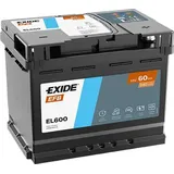 Exide EL600 Start-Stop EFB 12V 60Ah 640A Autobatterie