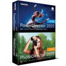 Cyberlink DUO PowerDirector2025 Ultra&PhotoDirector2025 Ultra Dauerl Code in Box