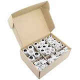 Quadrios 2102CA114 Kabelverschraubung Sortiment PA66 Weiß 60 St.