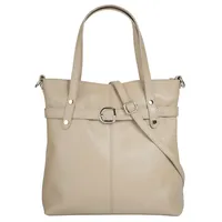 Cluty Shopper Leder Beige