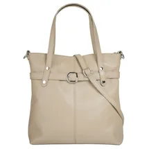 Cluty Shopper Leder Beige