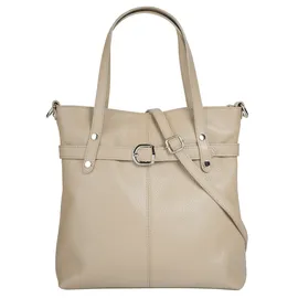 Cluty Shopper Leder Beige