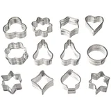 Zenker 7733 Ausstecher-Set, 12-teilig, patisserie
