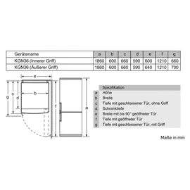 Bosch Serie 2 KGN36NLEA