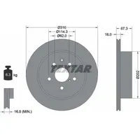 Textar Bremsscheibe PRO