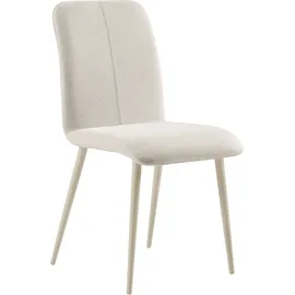 OTTO home 4-Fußstuhl Allyae Strukturstoff creme
