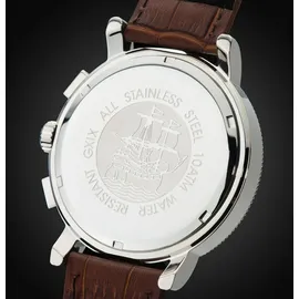 Gigandet Red Baron IV Edelstahl Leder 44 mm G19-001