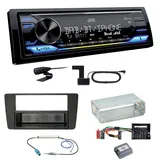 JVC KD-X472DBT DAB+ Bluetooth FLAC USB MP3 Einbauset für Skoda Octavia 2 Yeti 5L