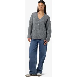 Noisy May NMDOLLY L/S KNIT CARDIGAN FWD NOOS Grau M
