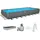 BESTWAY APX365TM Winterfestes Frame Pool Komplett Set 956 x 488 x 132 cm inkl. Sandfilteranlage und Poolleiter