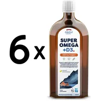 (3000 ml, 67,25 EUR/1L) 6 x (Osavi Super Omega + D3, 2900mg Omega 3 (Lemon) - 5