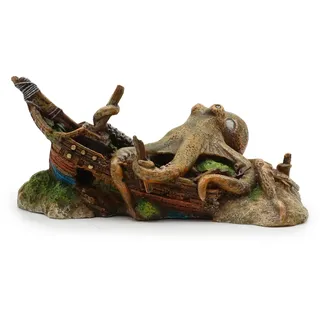 Amtra Wave A8011640 Schiffswrack mit Octopus