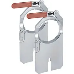 Geberit Aufspannplatten-Set 359818001 verchromt, DN 50, Ø 50mm, für Schweißmaschine