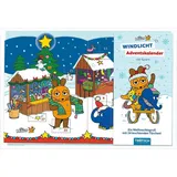 Trötsch Verlag TRÖTSCH - Windlicht Adventskalender "Die Maus" Weihnachtskalender mit 24 leuchtenden Motiven