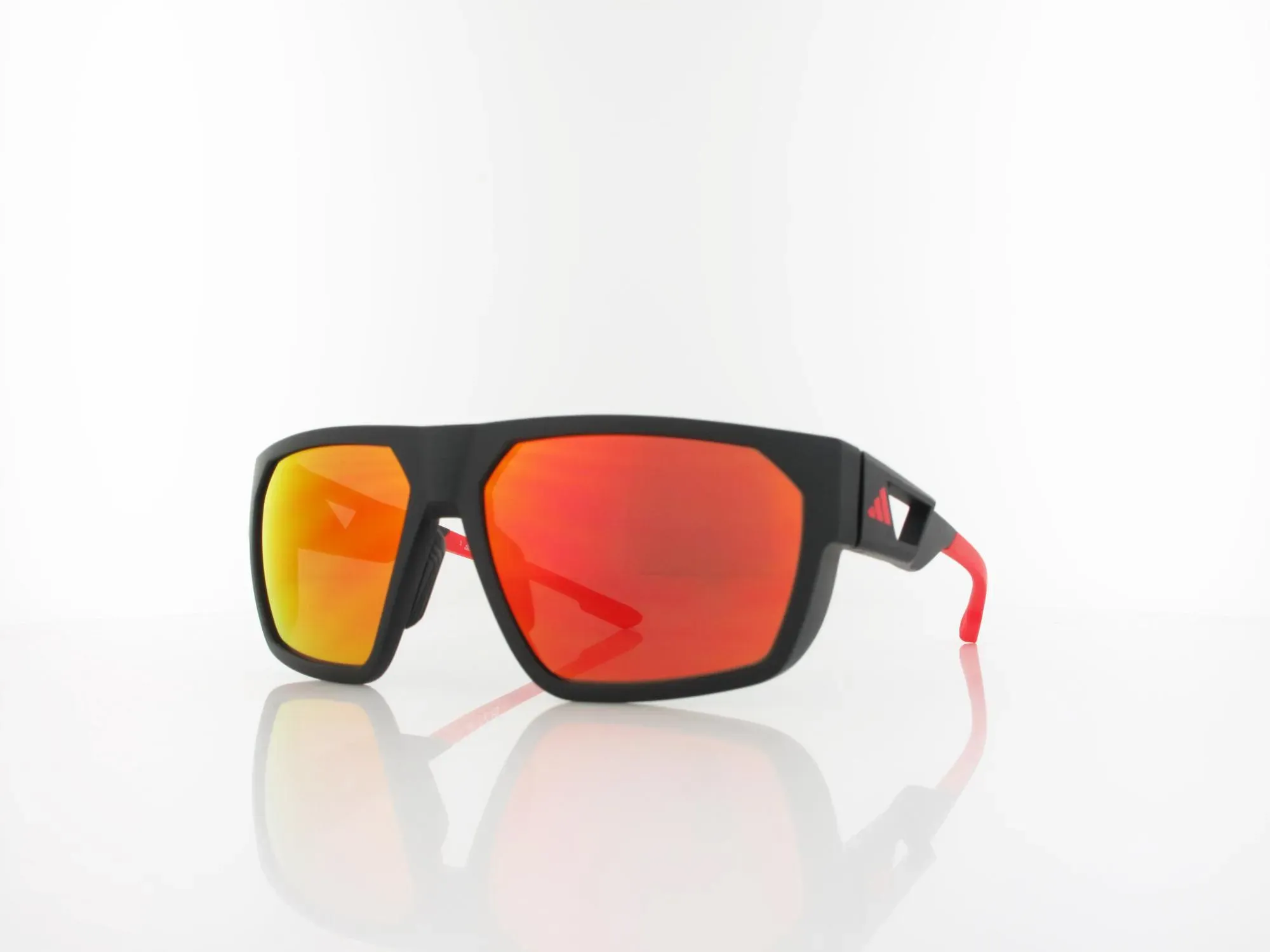 Adidas Sport SP0097 02L 61 matte black / roviex mirror